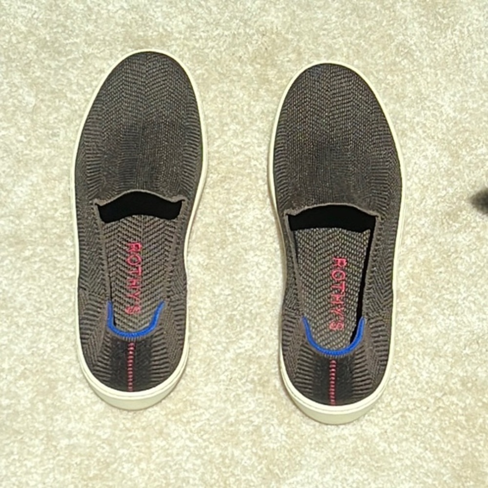 Rothy's Black and Blue Sneakers